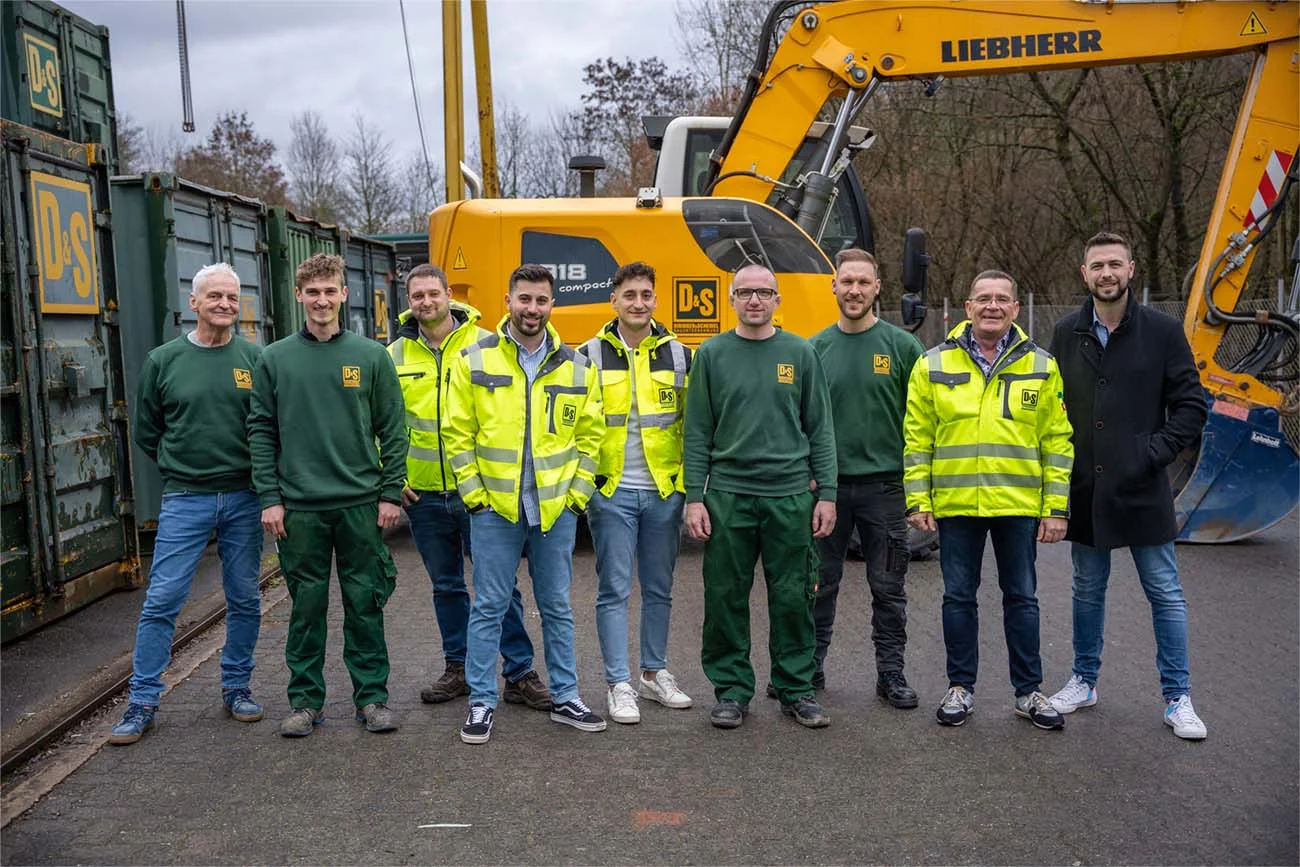 Teamarbeit im Rohrleitungsbau